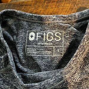 Figs Gray Long Sleeve Tee